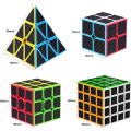 Miniatyrbillede 3 af 5: Speed ??Cube Sæt, Puslespil Cube Bundle af 2x2 3x3 4x4 Pyramide Speed