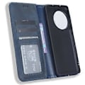 Pikkukuva 5 / 5: OnePlus Ace 2 Pro 5G:lle Retro PU-nahkainen kotelo, iskunkestävä lompakko, teline, puhelimen suojakotelo (tyyli C)