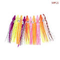 Miniatyrbilde 1 av 5: 10 stk Plast Fiske Lures Blekksprut Skjørt Trolling Blekksprut Myk Lure Agnet (6CM )