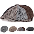 Miniatyrbillede 4 af 4: Farveblokering, drengehatte, flade hatte, tweed Gatsby-hatte, Ivy Iri