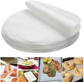100 st Non-Stick Papper, 9\" Runda Non-stick Papper Bakplåtsunderlägg T