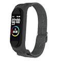 Miniatyrbild 3 av 5: Twill 8-formad spänne armband för Xiaomi Mi Band 3 / 4 / 5 (Kol Svart)