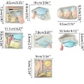 Miniatyrbillede 3 af 5: Fondantforme Chokoladeforme Slikforme Lerforme Graduerings-tema Formet Kagebageudstyr Silikonemateriale (6360)