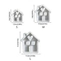 Miniatyrbild 3 av 5: Husformad pysselform Fängslande kärlekshus ornament Silikonform för att skapa unika husfigurer L(L )