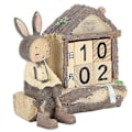 Miniatyrbillede 2 af 5: Sød Tegneserie Hus Kanin Kalender Dekorations Ornament til TV Skab Bryllup Stue Soveværelse