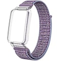Miniatyrbillede 2 af 5: PC-etui + Nylon Loop-rem til Xiaomi Mi Band 7 Pro (Lila)