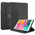 Miniatyrbillede 2 af 5: Læder Tablet Etui Til Samsung Galaxy Tab A 8.0 2019 / T290 (Sort)