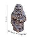 Miniatyrbilde 3 av 5: Odin Thor Resin Viking Statue Kunsthåndverk Ornamenter for Hjem Utendørs Hagedekorasjon