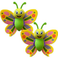 Miniatyrbillede 1 af 5: 4 stk. Anti-kollisions sommerfugl bilantennekugler
