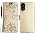 Pikkukuva 1 / 5: Kirsikan kukka PU-kotelo Motorola Moto G22:lle (Kulta)