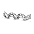 Miniatyrbilde 1 av 5: Metallstans for vifte-ramme, mal for scrapbooking, DIY-album, stempel, papir, kort, preging, dekorasjon