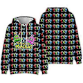 Miniatyrbild 1 av 2: My Singing Monsters 3D-tryckta Hoodies Barn Hooded Sweatshirts Långärmad Tröja med Ficka -NMAOV(8-9 År B)