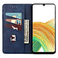 Miniatyrbild 2 av 5: Mobilfodral för Samsung Galaxy A55 5G i PU-läder, stötsäkert, plånboksdesign (Stil A)
