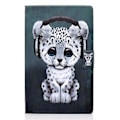 Pikkukuva 2 / 5: Nahkainen Tablet-kotelo Samsung Galaxy Tab A9+:lle (Music Leopard)