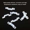 Miniatyrbilde 3 av 5: 100 stk. festeklips for LED-stripe, festeanordning for lysstripe