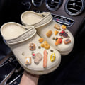 Miniatyrbillede 2 af 5: 14 stk. Mickey Mouse-cookiesko-tilbehør til Croc-charms til teenagere M