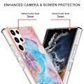 Pikkukuva 4 / 5: Sähköpinnoitettu TPU-kotelo Samsung Galaxy S22 Ultra 5G:lle (Sininen)