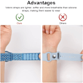 Miniatyrbilde 4 av 5: Barne Nylon Airtag Klokkebånd Rem Anti-Tap Anti-Ripe Magic B