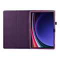Pikkukuva 3 / 4: Litchi-tekstuurilla varustettu tabletin suojakotelo Samsung Galaxy Tab S9+:lle (Violetti)