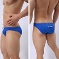 Miniatyrbilde 1 av 2: Svømmeshorts for menn - Sexy badetøy (XL Mørk Blå)