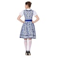 Miniatyrbillede 3 af 5: S-3XL Clearlove Dame Tysk Dirndl Kjole Kostumer til Bayersk Oktoberfest Halloween Karneval (3XL Blå)