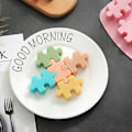 Miniatyrbillede 4 af 5: Chokoladeform DIY Kager Fondant Bakkeforme Chokoladekagedekorationsgadgets