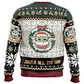 Pikkukuva 3 / 4: Jouluvaatteet Lahja Super Sankari Collegepaita Mandalorian Ruma Joulupukki Villapaita (4XL tyyli 1)