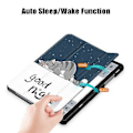 Miniatyrbild 5 av 5: Smart Läderfodral för Samsung Galaxy Tab A9 Plus (Lat Katt)