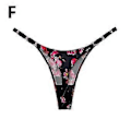 Pikkukuva 1 / 5: Naisten Fitness Alushousut Stringit Matala Vyötärö Saumattomat Stringit G String Urheilu (S kukka)