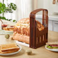 Miniatyrbillede 5 af 5: Maskine til at skære brød, sammenklappelig justerbar brødskærer, skæring