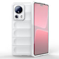 Pikkukuva 1 / 5: TPU + Flanelli Puhelimen Kotelo Xiaomi 13 Litelle (Valkoinen)