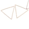 Pikkukuva 5 / 5: 20 kpl Geometrisia riippuvia korvakorujen nastoja riipus roikkuu DIY (Kultainen kolmio 20mm)