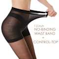 Miniatyrbillede 2 af 5: 3-pak med gennemsigtige leggings til kvinder - 0D Control Top Strømpebukser w