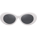 Miniatyrbillede 2 af 3: Goggles Oval Mod Retro Vintage Kurt Cobain Inspirerede Solbriller Ro