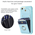 Miniatyrbillede 4 af 5: Organ Card Bag Telefonetui til iPhone SE 2022 / 2020 / 8 / 7 (Blå)