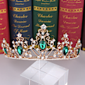 Miniatyrbillede 2 af 5: Cubic Zirconia Bryllupstiara til Brud & Blomsterpiger - Prinsesse