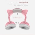 Miniatyrbilde 4 av 5: Søte kattetrådløse hodetelefoner, LED-belyst spillhodesett Bluetooth 5.0-modus Over Ear Low Noise Heads