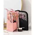 Miniatyrbillede 4 af 4: Make-up Bredt Tasker, Kosmetiktaske Kosmetik Etui Organizer til Kvinder og Piger (pink) (sort)