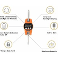 Pikkukuva 5 / 5: 1PC oranssi elektroninen vaaka 300kg ripustuskoukku vaaka dynamometri