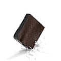 Miniatyrbild 3 av 4: Kolfiber-Texturerat Fodral för Motorola Razr 50 Ultra (Mörkbrun)