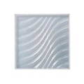 Miniatyrbilde 1 av 5: Bølgeformet Brikke Epoxy Resin Silikonform Brikkeformer for DIY Resin Vinglass Kopp Matte Hjem Dekor DIY Håndverk Laging (firkantbølge)