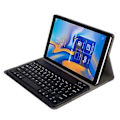 Miniatyrbillede 3 af 5: Dy590 Til Galaxy Tab A 10.5 Bluetooth Tastatur + PU Etui Sort