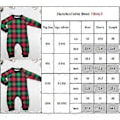 Miniatyrbild 2 av 2: Julpyjamas för familjen - Matchande pyjamas i rutigt mönster för julen - Barn, spädbarn, män och kvinnor - Pyjamasset (12-18 månader spädbarn)