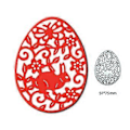 Miniatyrbild 5 av 5: Påskkanin Ägg Metallstansar Schablon DIY Scrapbooking Album Papperskort Mall Form Prägling Hantverk