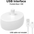 Miniatyrbillede 3 af 5: Elektrisk Tandbørste Oplader Base, 1.5W, USB Interface