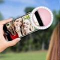 Pikkukuva 5 / 5: Selfie-rengasvalo, ladattava 36 LED-valolla, 3-tasoinen säädettävä kirkkaus, klipsikiinnitys puhelimen rengasvaloon