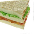 Miniatyrbillede 4 af 5: Kunstigt Brød Mad Udstillingskøkken Indretning Børn Lader Som Om Tricky Legetøj (Sandwich)