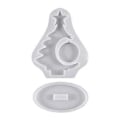 Miniatyrbillede 1 af 5: Krystal Epoxy Resin Juletræ Billedramme Sæt Silikoneform med Støttebase til Resin Håndværk Fremstillingsmaterialer( )