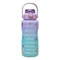 Miniatyrbillede 5 af 5: Gradient Vandflaske BPA-fri 1,5/2L Drikkeflaske med Sugerør til Fitness (1500ml Gradient Pulver)