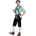 Pikkukuva 2 / 5: Mr. Oktoberfest -asu - Aikuisten suuri - InCharacter Baijerilainen mies aikuisten asu (M Vihreä)